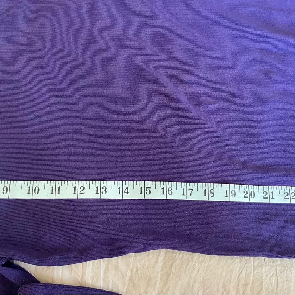 Kikit Pullover Sweater Blouse Size L Purple 3/4 Sleeve